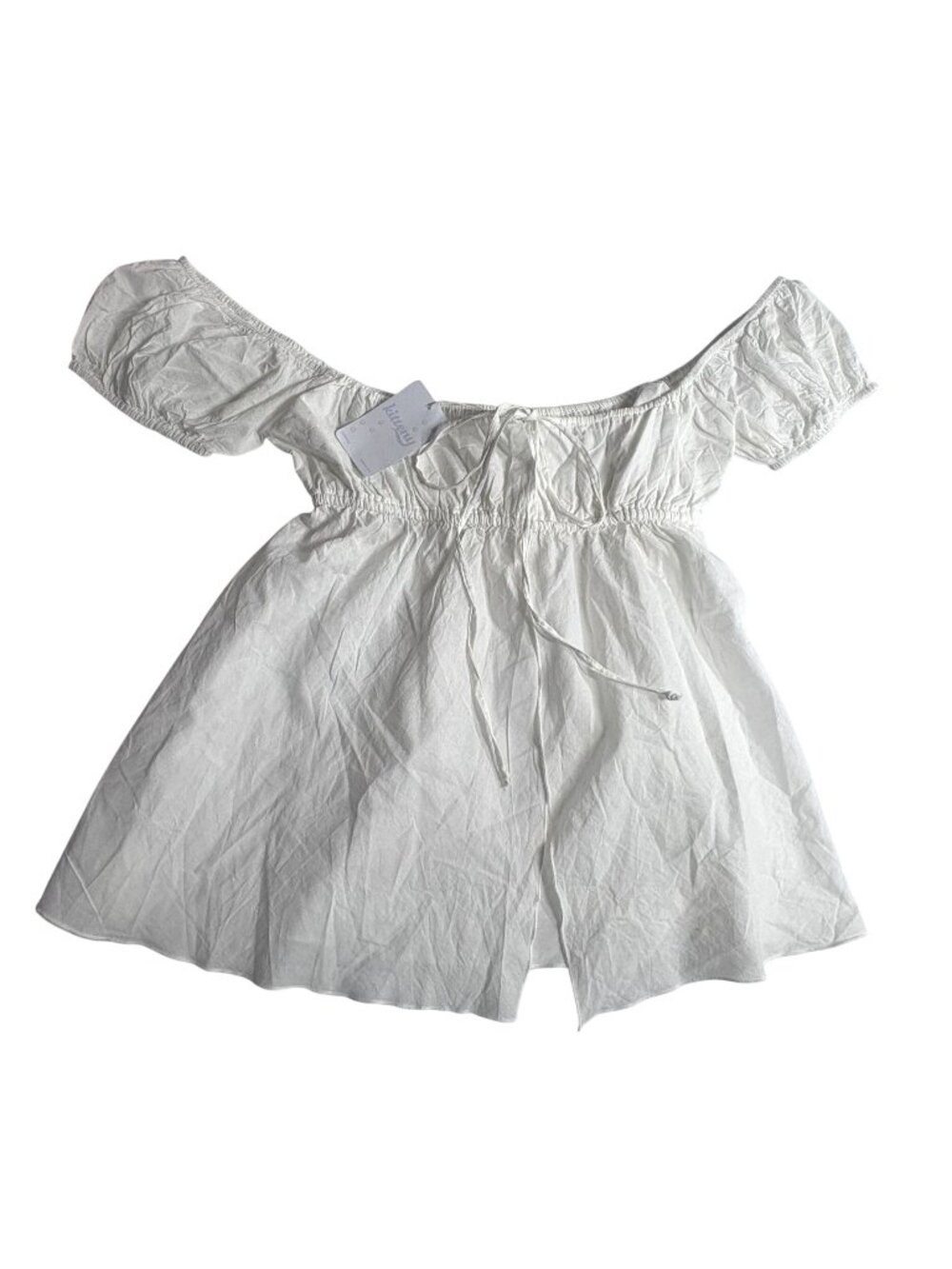 Kitteny Tia Top in White